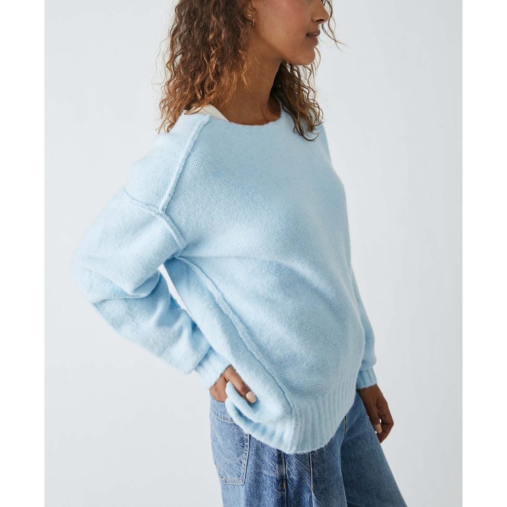 NWT Free People Care FP Eastwood Tunic / Angel Falls Heather - Picture 2 of 5